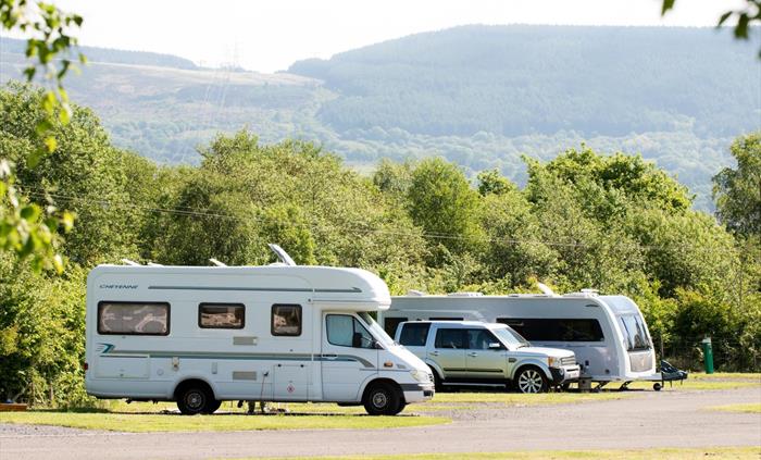Caravan Park at Dare Valley Country Park